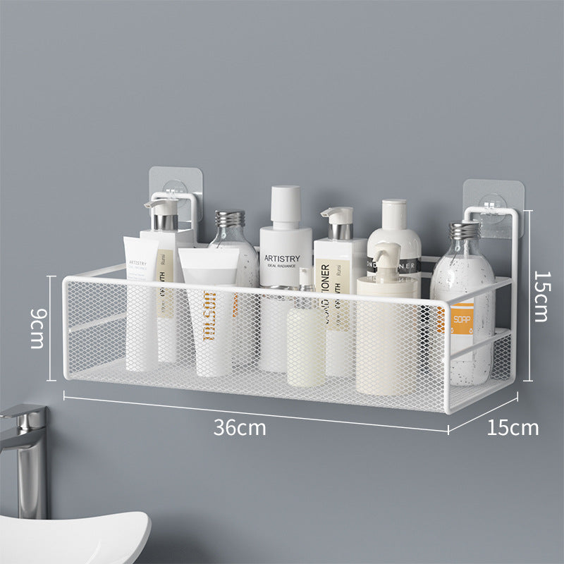 Wall-Mounted Bathroom Shelf – Smart Storage Without Drilling