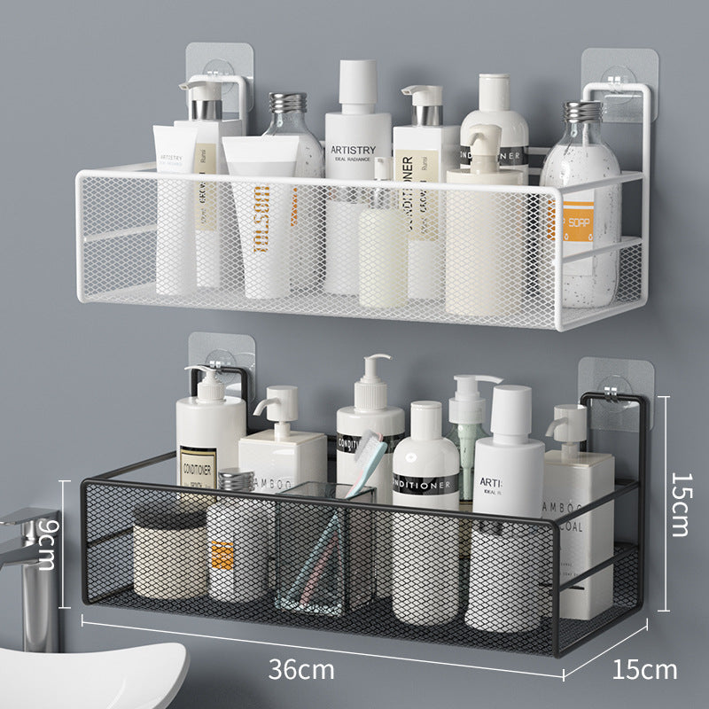 Wall-Mounted Bathroom Shelf – Smart Storage Without Drilling
