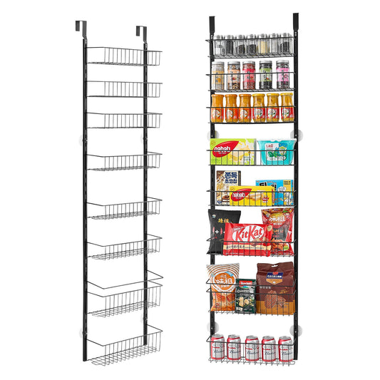 Nordic Pantry™ Door Organizer – 8-nivåers Dörrhängd Förvaringsställ