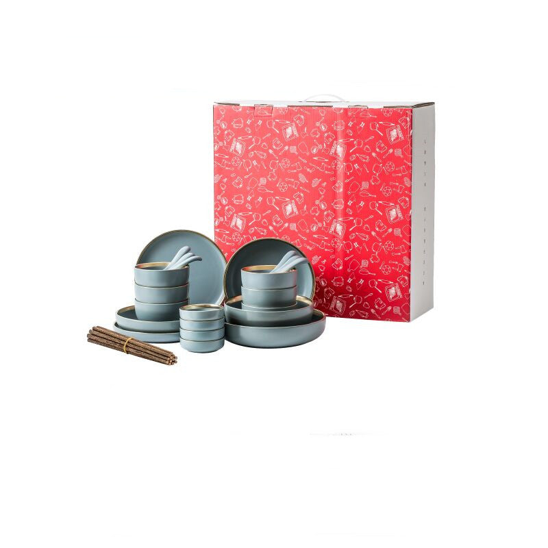 Nordic Ceramic™ Tableware Set – Elegant Gift Box Collection