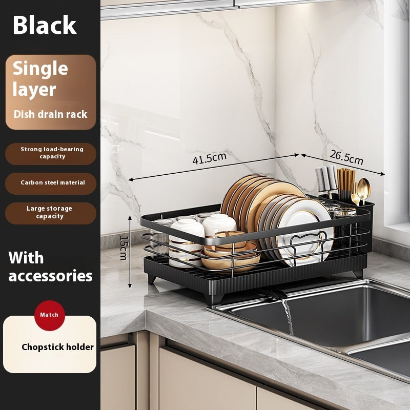 Nordic Dry™ Dish Rack & Storage Stand – Elegant Kitchen Organizer