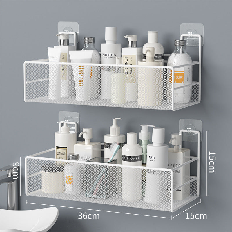 Wall-Mounted Bathroom Shelf – Smart Storage Without Drilling